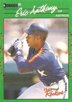 #49 Eric Anthony - Houston Astros - 1990 Donruss The Rookies Baseball