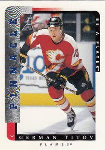 #49 German Titov - Calgary Flames - 1996-97 Pinnacle Be a Player Hockey