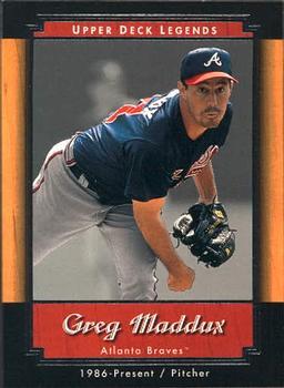 #49 Greg Maddux - Atlanta Braves - 2001 Upper Deck Legends Baseball