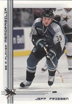 #49 Jeff Friesen - San Jose Sharks - 2000-01 Be a Player Memorabilia Hockey