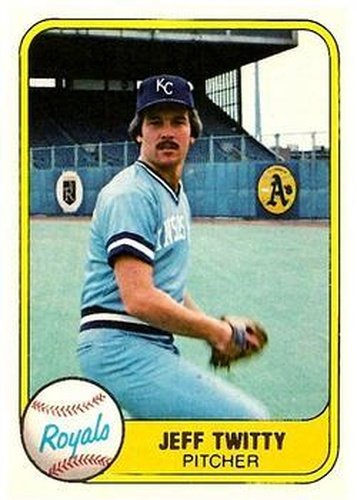 #49 Jeff Twitty - Kansas City Royals - 1981 Fleer Baseball