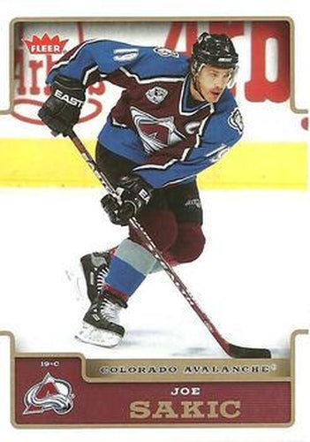 #49 Joe Sakic - Colorado Avalanche - 2006-07 Fleer Hockey