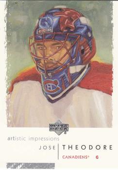 #49 Jose Theodore - Montreal Canadiens - 2002-03 UD Artistic Impressions Hockey