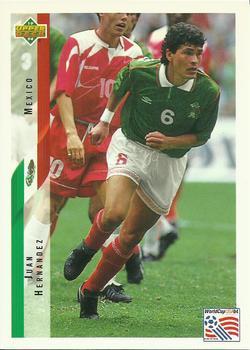 #49 Juan Hernandez - Mexico - 1994 Upper Deck World Cup Contenders English/Spanish Soccer