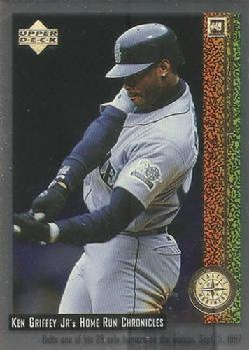 #49 Ken Griffey Jr. - Seattle Mariners - 1998 Upper Deck - Ken Griffey Jr.'s Home Run Chronicles Baseball