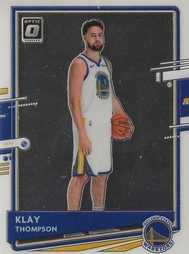 #49 Klay Thompson - Golden State Warriors - 2020-21 Donruss Optic Basketball