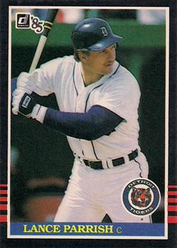 #49 Lance Parrish - Detroit Tigers - 1985 Donruss Baseball