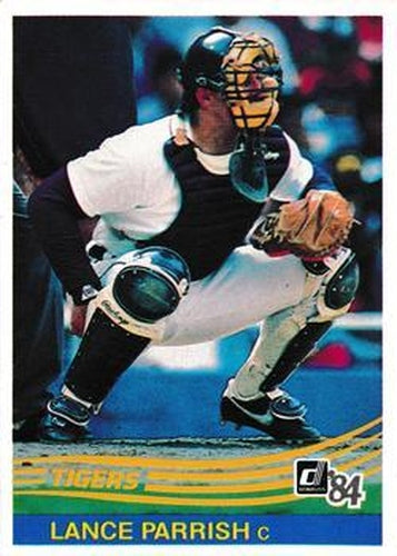 #49 Lance Parrish - Detroit Tigers - 1984 Donruss Baseball