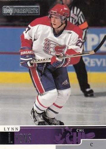 #49 Lynn Lyons - Spokane Chiefs - 1999-00 Upper Deck Prospects Hockey