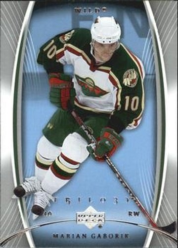 #49 Marian Gaborik - Minnesota Wild - 2007-08 Upper Deck Trilogy Hockey