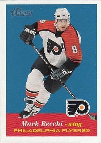 #49 Mark Recchi - Philadelphia Flyers - 2001-02 Topps Heritage Hockey