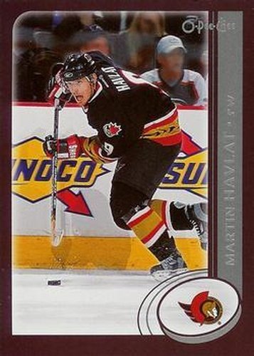 #49 Martin Havlat - Ottawa Senators - 2002-03 O-Pee-Chee Hockey