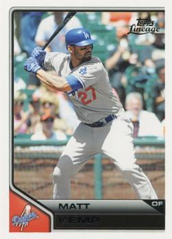 #49 Matt Kemp - Los Angeles Dodgers - 2011 Topps Lineage Baseball