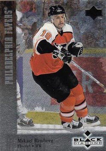 #49 Mikael Renberg - Philadelphia Flyers - 1996-97 Upper Deck Black Diamond Hockey