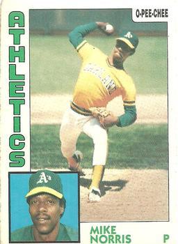 #49 Mike Norris - Oakland Athletics - 1984 O-Pee-Chee Baseball