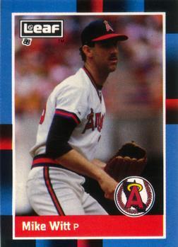#49 Mike Witt - California Angels - 1988 Leaf Baseball