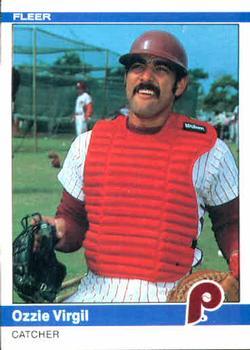 #49 Ozzie Virgil - Philadelphia Phillies - 1984 Fleer Baseball