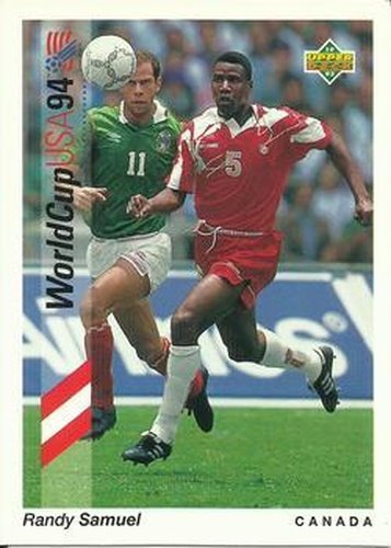 #49 Randy Samuel - Canada - 1993 Upper Deck World Cup Preview English/Spanish Soccer