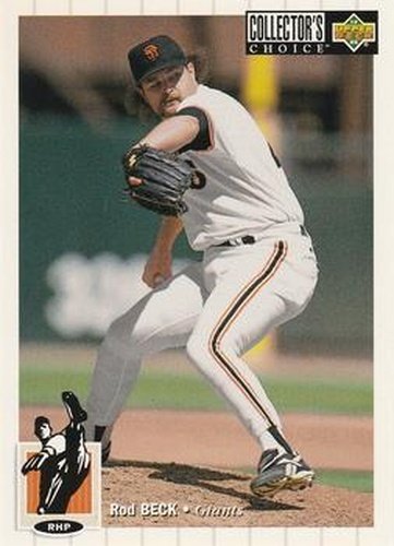 #49 Rod Beck - San Francisco Giants - 1994 Collector's Choice Baseball