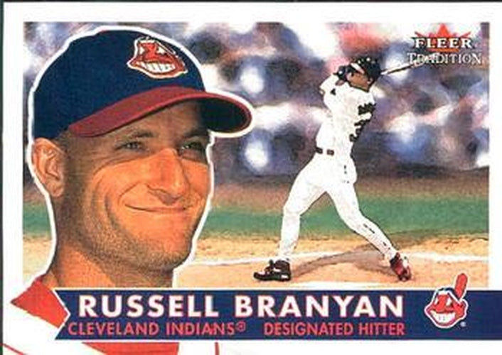 #49 Russell Branyan - Cleveland Indians - 2001 Fleer Tradition Baseball