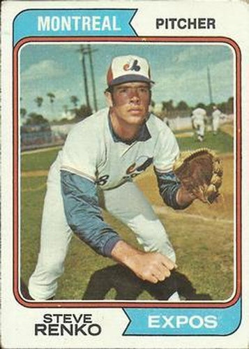 #49 Steve Renko - Montreal Expos - 1974 Topps Baseball