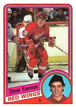#49 Steve Yzerman - Detroit Red Wings - 1984-85 Topps Hockey