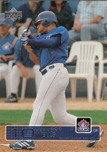 #49 Vernon Wells - Toronto Blue Jays - 2003 Upper Deck Baseball