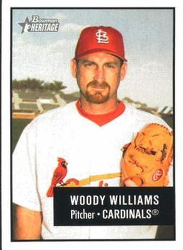 #49 Woody Williams - St. Louis Cardinals - 2003 Bowman Heritage Baseball