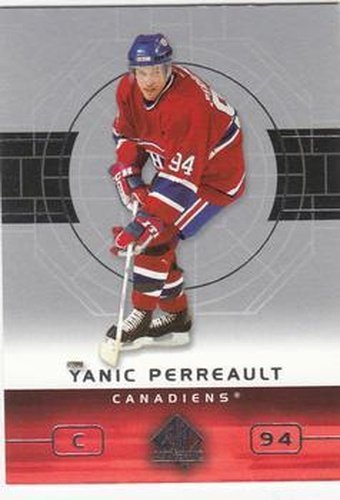 #49 Yanic Perreault - Montreal Canadiens - 2002-03 SP Authentic Hockey