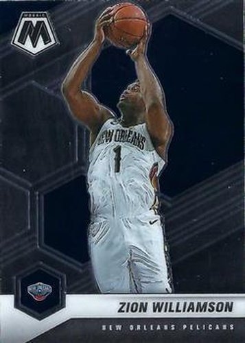 #49 Zion Williamson - New Orleans Pelicans - 2020-21 Panini Mosaic Basketball