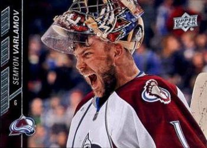 #49 Semyon Varlamov - Colorado Avalanche - 2015-16 Upper Deck Hockey