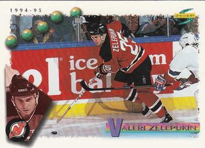 #49 Valeri Zelepukin - New Jersey Devils - 1994-95 Score Hockey