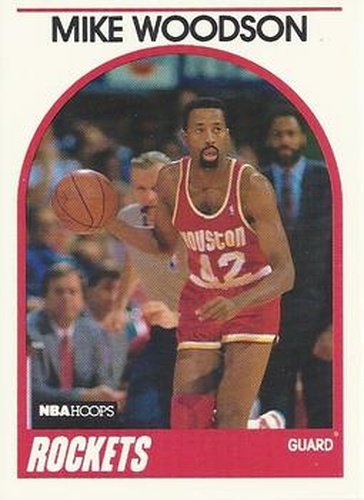 #49 Mike Woodson - Houston Rockets - 1989-90 Hoops Basketball