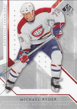 #49 Michael Ryder - Montreal Canadiens - 2006-07 SP Authentic Hockey