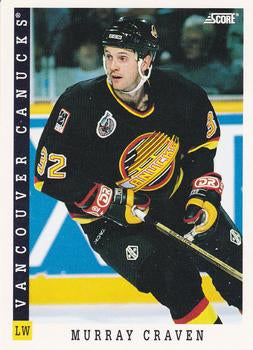 #49 Murray Craven - Vancouver Canucks - 1993-94 Score Canadian Hockey