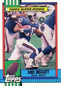 #49 Dave Meggett - New York Giants - 1990 Topps Football