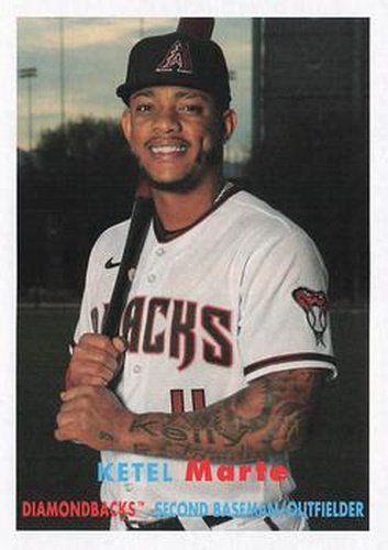 #49 Ketel Marte - Arizona Diamondbacks - 2021 Topps Archives Baseball