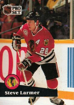 #49 Steve Larmer - 1991-92 Pro Set Hockey