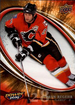 #49 Robyn Regehr - Calgary Flames - 2008-09 Upper Deck Power Play Box Set Hockey