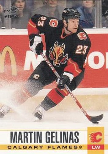 #49 Martin Gelinas - Calgary Flames - 2003-04 Pacific Hockey