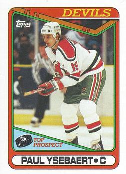 #49 Paul Ysebaert - New Jersey Devils - 1990-91 Topps Hockey