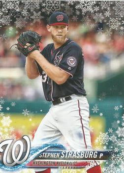 #HMW49 Stephen Strasburg - Washington Nationals - 2018 Topps Holiday Baseball