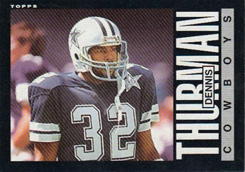 #49 Dennis Thurman - Dallas Cowboys - 1985 Topps Football