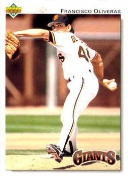 #49 Francisco Oliveras - San Francisco Giants - 1992 Upper Deck Baseball