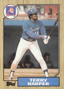 #49 Terry Harper - Atlanta Braves - 1987 Topps Baseball