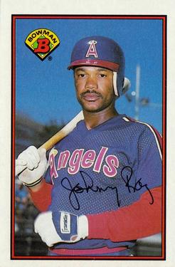 #49 Johnny Ray - California Angels - 1989 Bowman Baseball