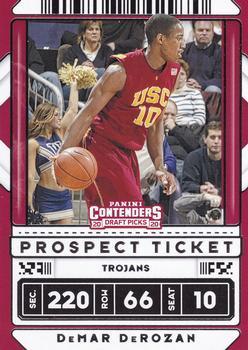 #49b DeMar DeRozan - USC Trojans - 2020 Panini Contenders Draft Picks Basketball