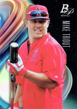 #49b Mike Trout - Los Angeles Angels - 2018 Bowman Platinum Baseball