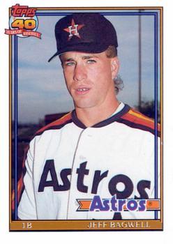#4T Jeff Bagwell - Houston Astros - 1991 Topps Traded Baseball