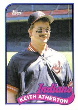 #4T Keith Atherton - Cleveland Indians - 1989 Topps Traded Baseball